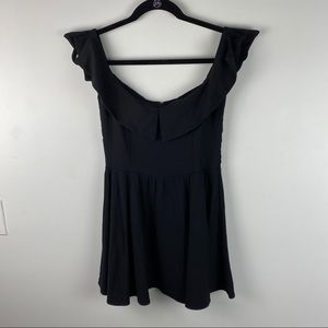 For Love And Lemons Black Off the Shoulder Top S